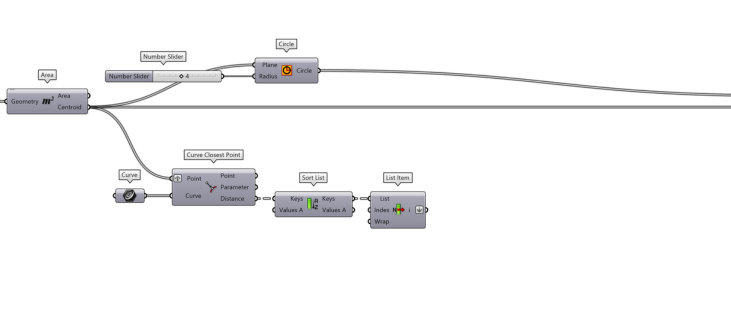 grasshopper curve attractor system.
